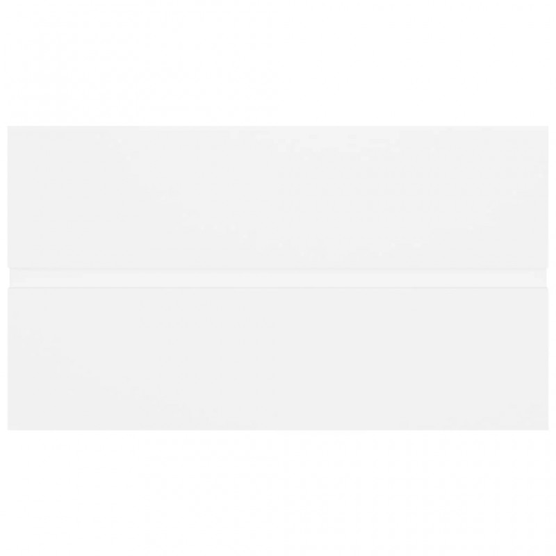 2 Piece Bathroom Furniture Set White Engineered Wood 2 Piece Bathroom Furniture Set White Engineered Wood