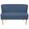 Sofa Fabric 117x55.5x77 cm Blue
