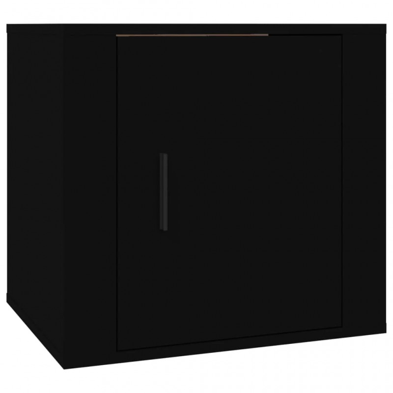 Bedside Cabinets 2 pcs Black 50x39x47 cm Bedside Cabinets 2 pcs Black 50x39x47 cm