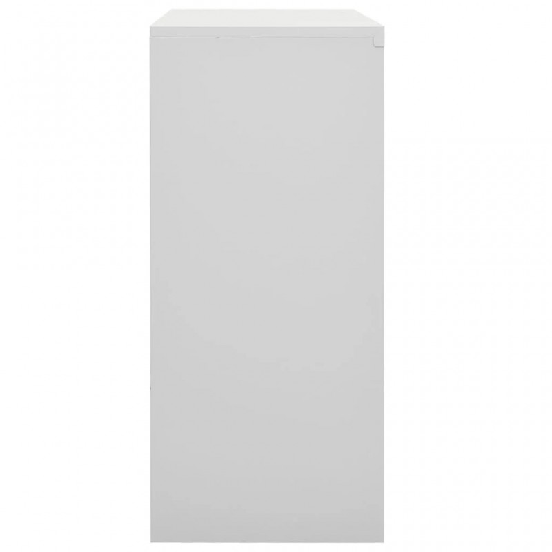 Office Cabinet with Sliding Door Light Grey 90x40x90 cm Steel Office Cabinet with Sliding Door Light Grey 90x40x90 cm Steel