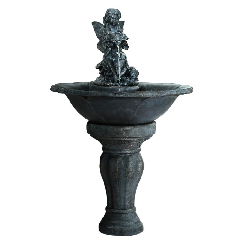 Gardeon Solar Water Feature with LED Lights Angel 94cm Gardeon Solar Water Feature with LED Lights Angel 94cm