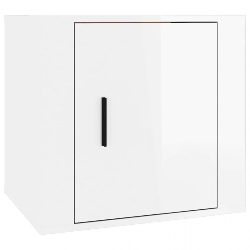 Bedside Cabinet High Gloss White 50x39x47 cm Bedside Cabinet High Gloss White 50x39x47 cm