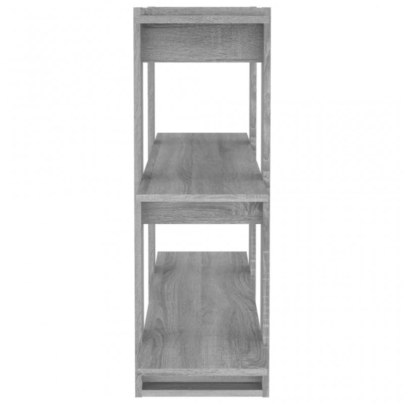 Book Cabinet/Room Divider Grey Sonoma 100x30x87 cm Book Cabinet/Room Divider Grey Sonoma 100x30x87 cm