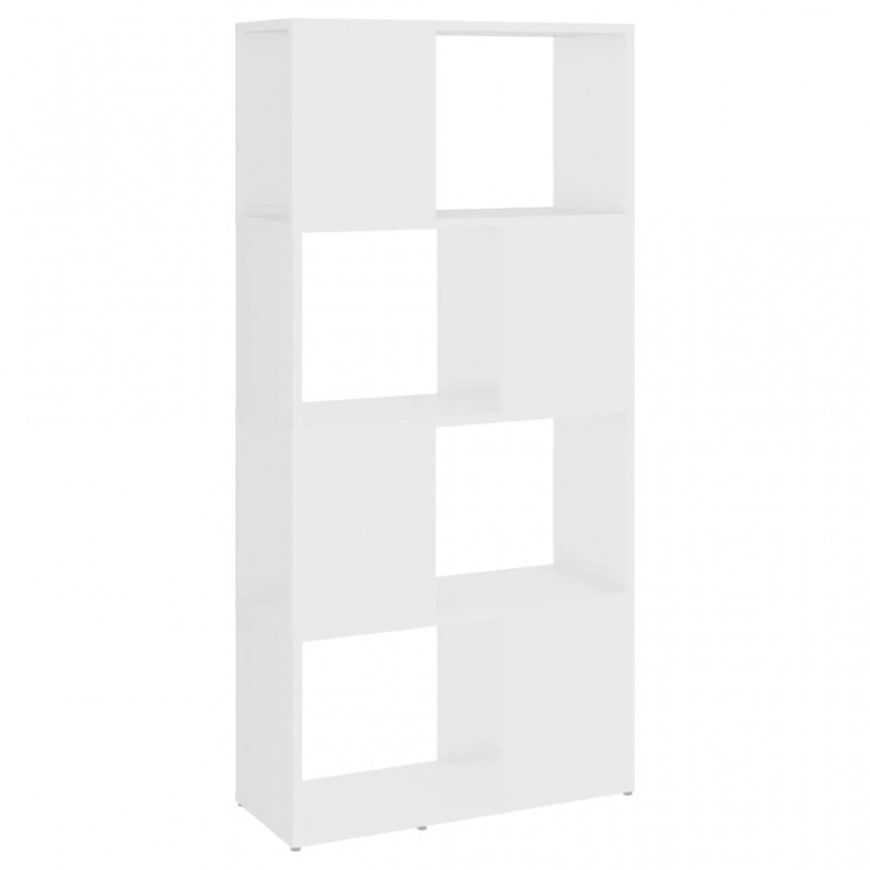 Book Cabinet Room Divider White 60x24x124.5 cm Engineered Wood Book Cabinet Room Divider White 60x24x124.5 cm Engineered Wood