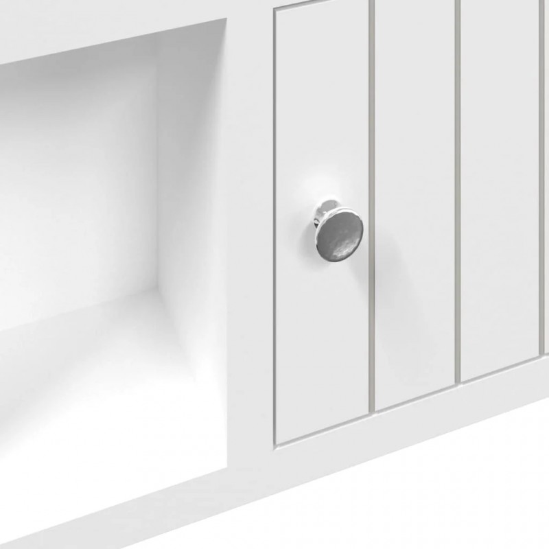 Key Cabinet White 40x8.5x20 cm Engineered Wood&Steel Key Cabinet White 40x8.5x20 cm Engineered Wood&Steel