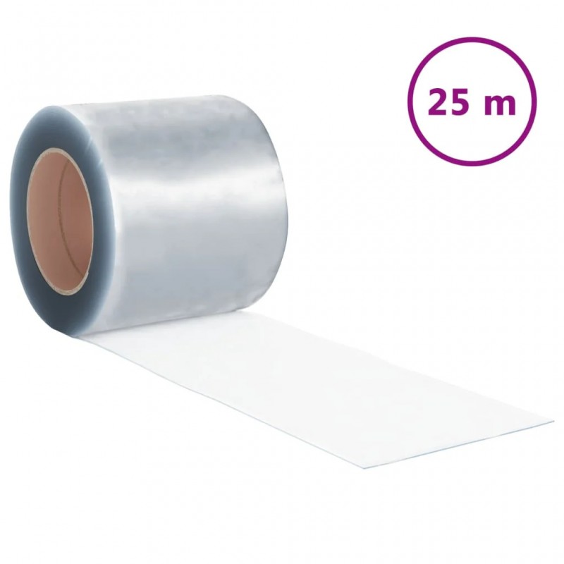 Strip Curtain Roll PVC 2mm x 200mm 25 m Strip Curtain Roll PVC 2mm x 200mm 25 m