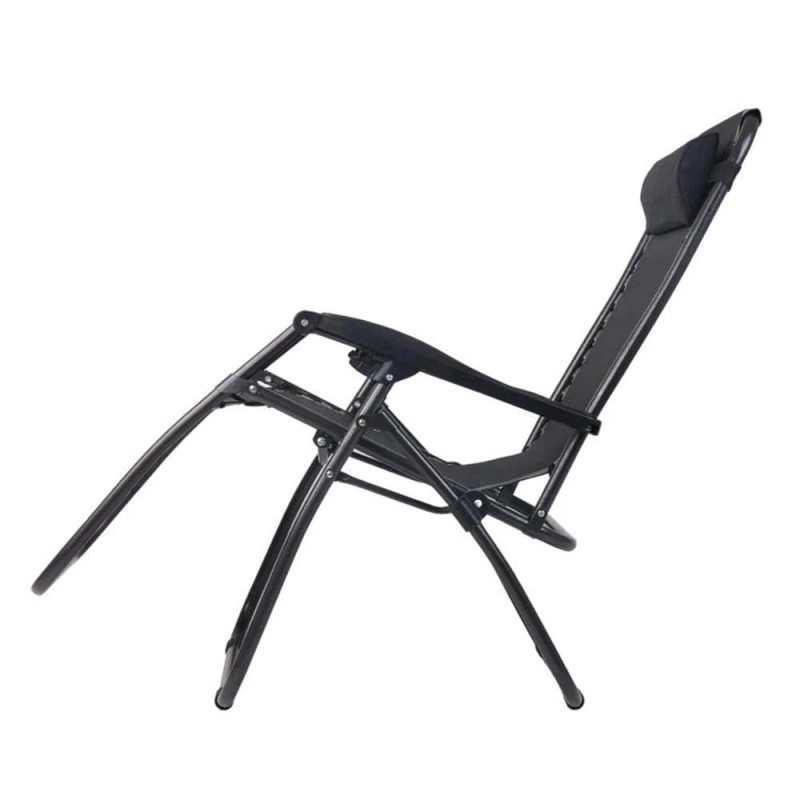 Gardeon Zero Gravity Chair Folding Outdoor Recliner Adjustable Sun Lounge Camping Black Gardeon Zero Gravity Chair Folding Outdoor Recliner Adjustable Sun Lounge Camping Black