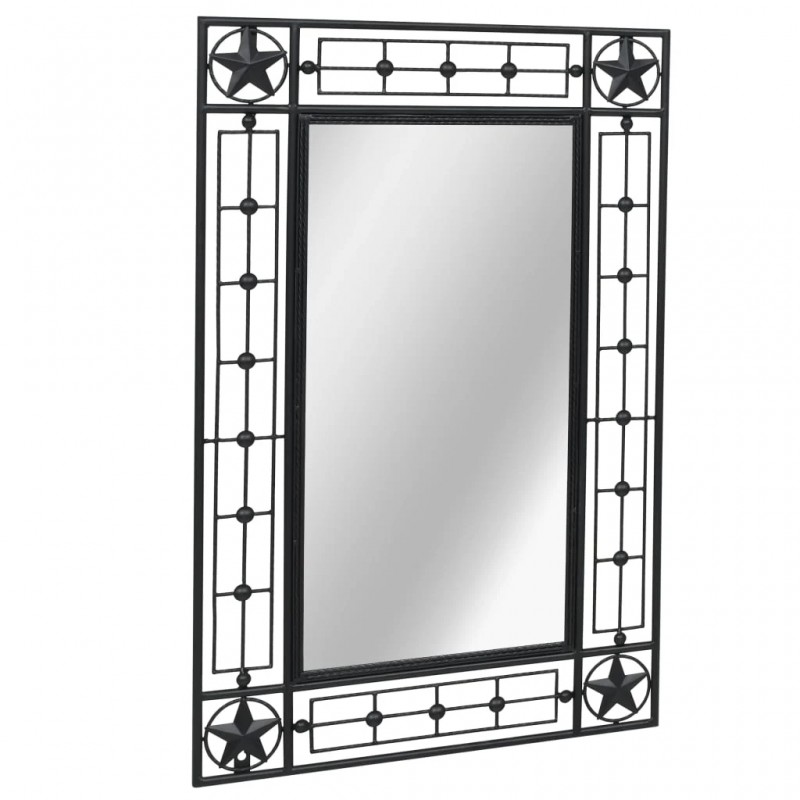 Wall Mirror Rectangular 50x80 cm Black Wall Mirror Rectangular 50x80 cm Black