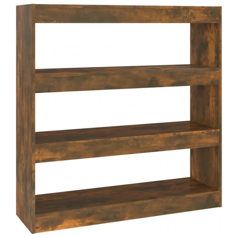 Book Cabinet/Room Divider Smoked Oak 100x30x103 cm Book Cabinet/Room Divider Smoked Oak 100x30x103 cm