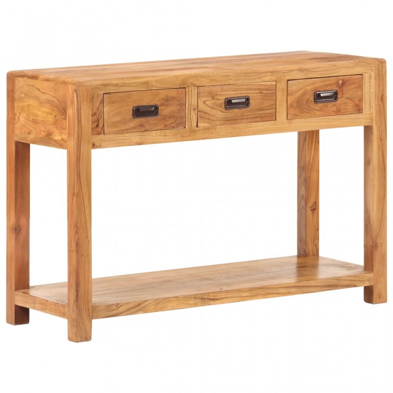 Console Table 110x40x76 cm Solid Acacia Wood Honey Finish Console Table 110x40x76 cm Solid Acacia Wood Honey Finish