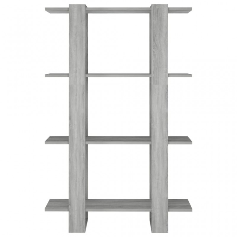Book Cabinet/Room Divider Grey Sonoma 80x30x123.5 cm Book Cabinet/Room Divider Grey Sonoma 80x30x123.5 cm