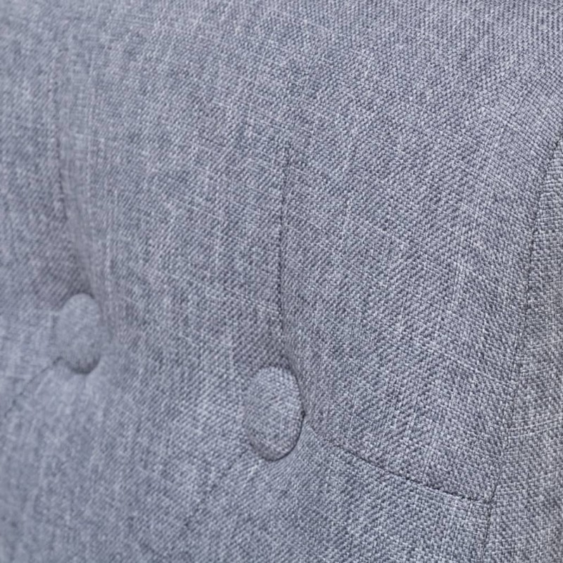 Dining Chairs 6 pcs Light Grey Fabric Dining Chairs 6 pcs Light Grey Fabric