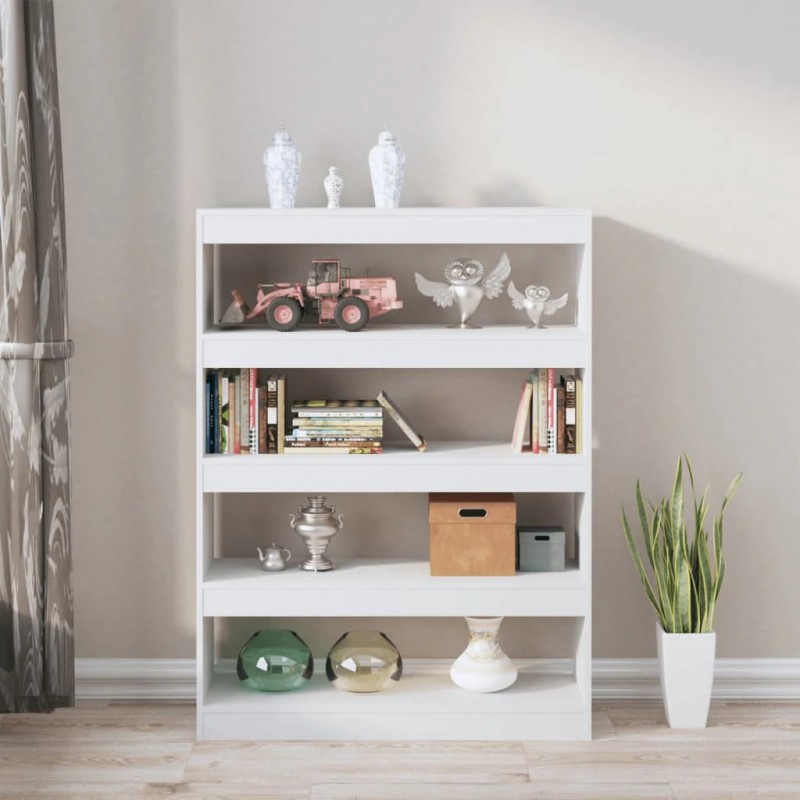 Book Cabinet/Room Divider White 100x30x135 cm Book Cabinet/Room Divider White 100x30x135 cm