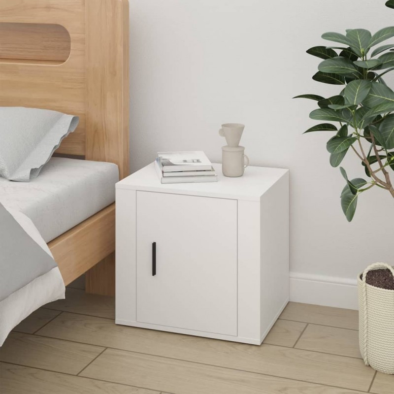 Bedside Cabinet White 50x39x47 cm Bedside Cabinet White 50x39x47 cm