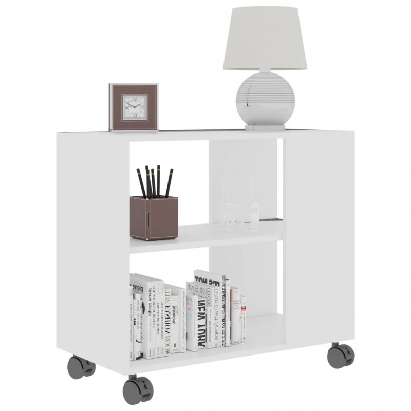 Side Table White 70x35x55 cm Engineered Wood Side Table White 70x35x55 cm Engineered Wood