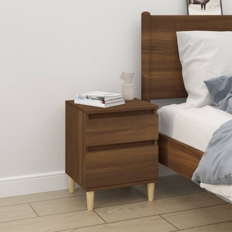 Bedside Cabinets 2 pcs Brown Oak 40x35x50 cm Bedside Cabinets 2 pcs Brown Oak 40x35x50 cm