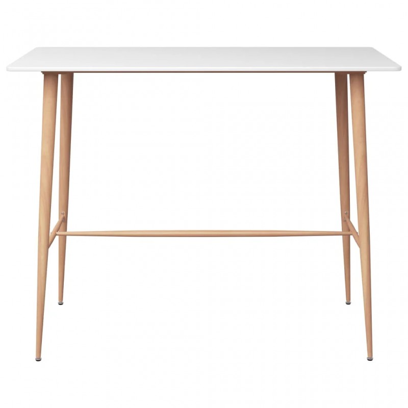 5 Piece Bar Set White and Black 5 Piece Bar Set White and Black