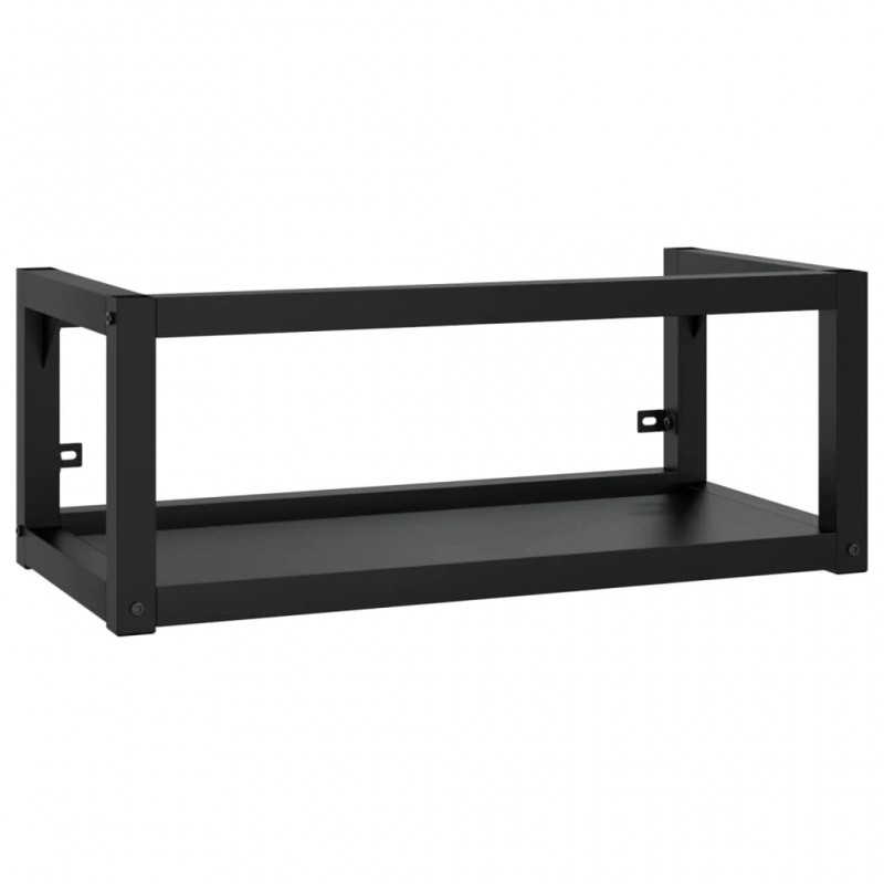 Wall-mounted Bathroom Washbasin Frame Black 79x38x31 cm Iron Wall-mounted Bathroom Washbasin Frame Black 79x38x31 cm Iron