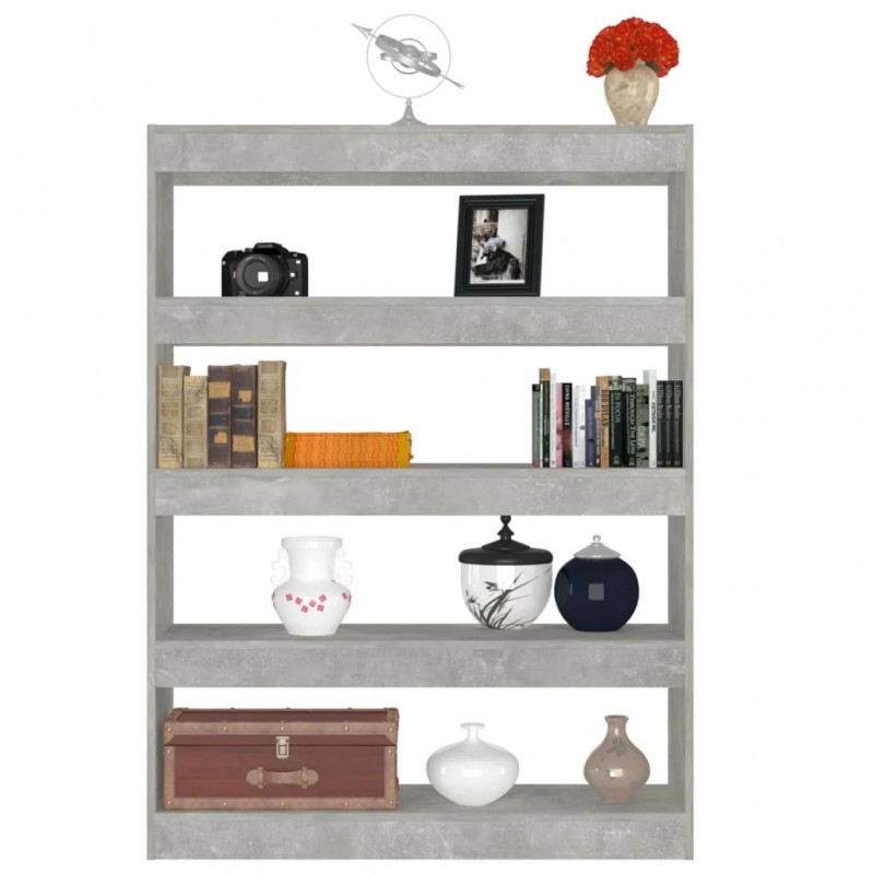 Book Cabinet/Room Divider Concrete Grey 100x30x135 cm Book Cabinet/Room Divider Concrete Grey 100x30x135 cm