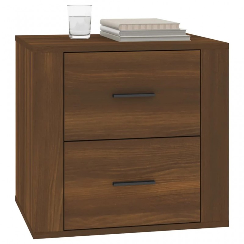 Bedside Cabinet Brown Oak 50x39x47 cm Bedside Cabinet Brown Oak 50x39x47 cm
