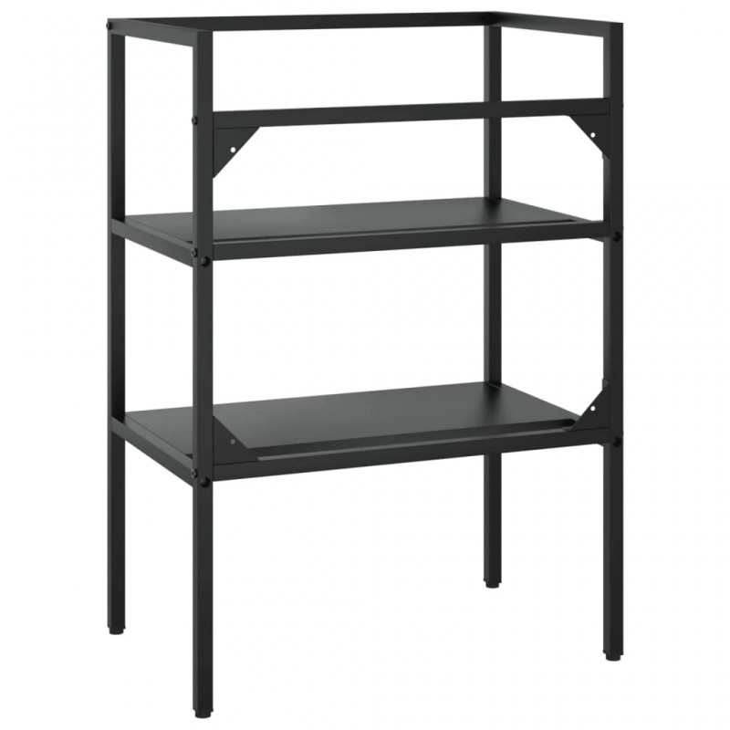 Bathroom Washbasin Frame Black 59x38x83 cm Iron Bathroom Washbasin Frame Black 59x38x83 cm Iron