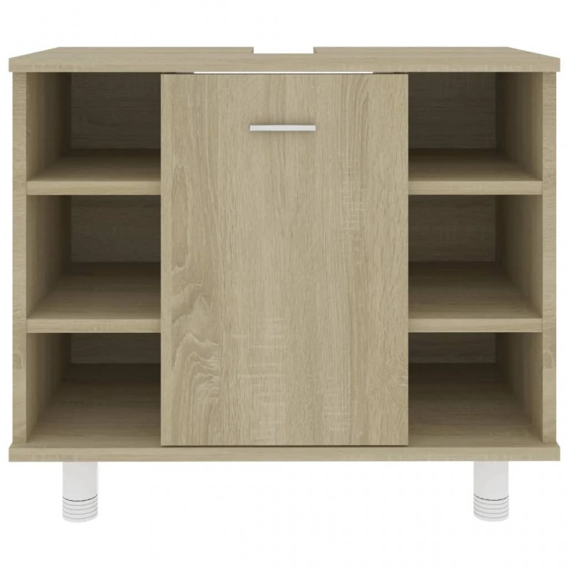 Bathroom Cabinet Sonoma Oak 60x32x53.5 cm Engineered Wood Bathroom Cabinet Sonoma Oak 60x32x53.5 cm Engineered Wood