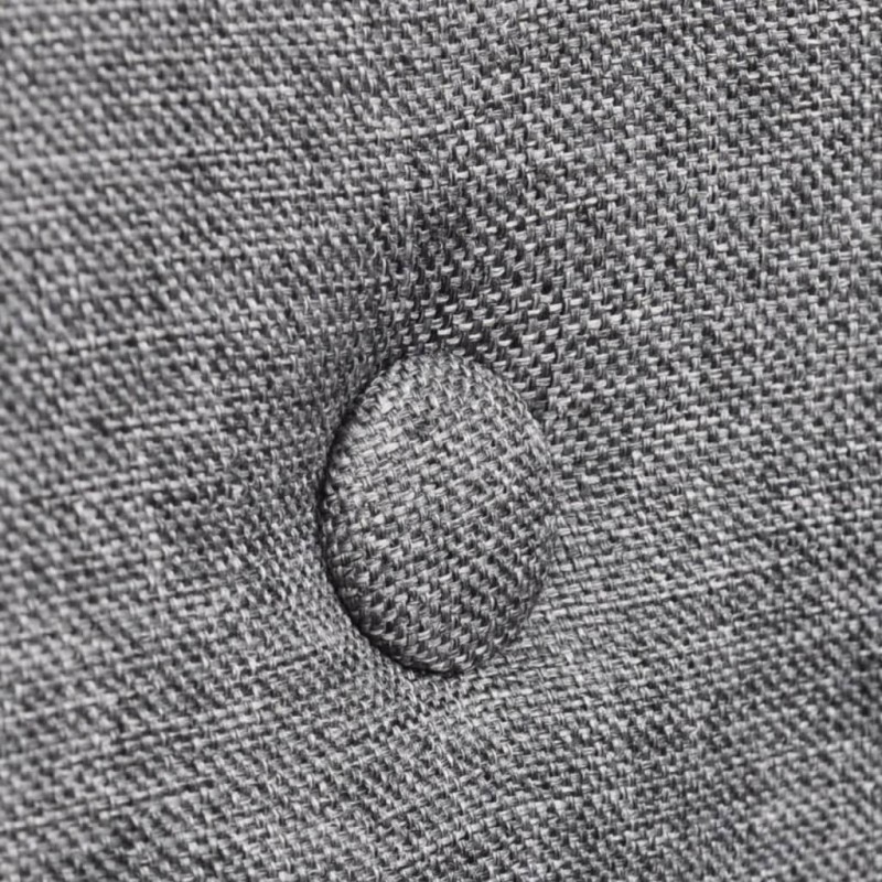 Dining Chairs 6 pcs Light Grey Fabric and Solid Oak Wood Dining Chairs 6 pcs Light Grey Fabric and Solid Oak Wood