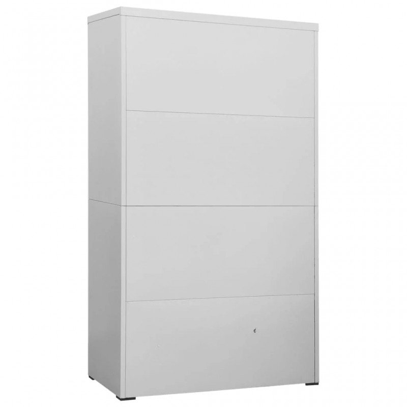 Filing Cabinet Light Grey 5 Drawer Steel Filing Cabinet Light Grey 5 Drawer Steel