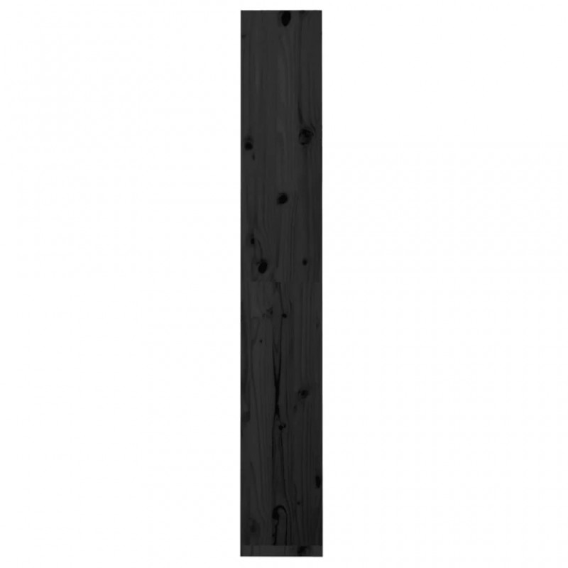 Book Cabinet/Room Divider Black 60x30x199.5 cm Solid Wood Pine Book Cabinet/Room Divider Black 60x30x199.5 cm Solid Wood Pine
