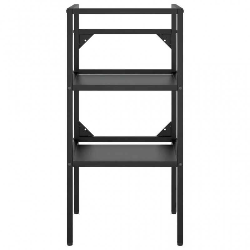 Bathroom Washbasin Frame Black 40x38x83 cm Iron Bathroom Washbasin Frame Black 40x38x83 cm Iron