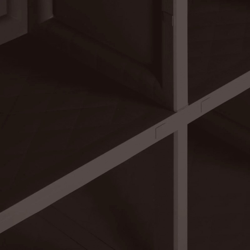 Plastic Cabinet 79x43x125 cm Wood Design Brown Plastic Cabinet 79x43x125 cm Wood Design Brown