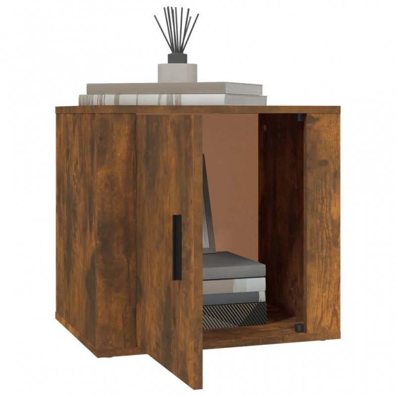 Bedside Cabinet Smoked Oak 50x39x47 cm Bedside Cabinet Smoked Oak 50x39x47 cm