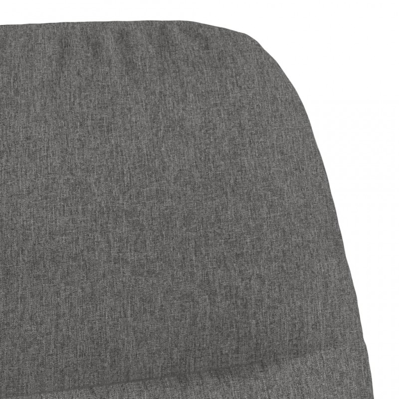 Relaxing Chair Light Grey Fabric Relaxing Chair Light Grey Fabric