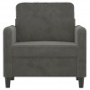 Sofa Chair Dark Grey 60 cm Velvet