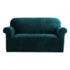 Artiss Sofa Cover Couch Covers 2 Seater Velvet Agate Green