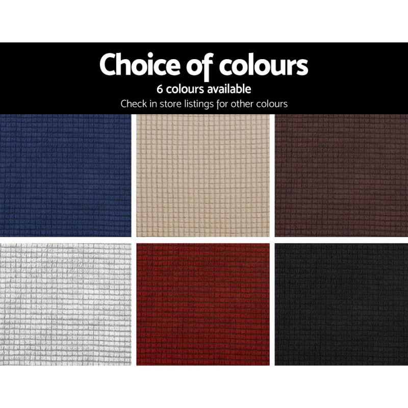 Artiss Sofa Cover Couch Covers 3 Seater High Stretch Grey Artiss Sofa Cover Couch Covers 3 Seater High Stretch Grey