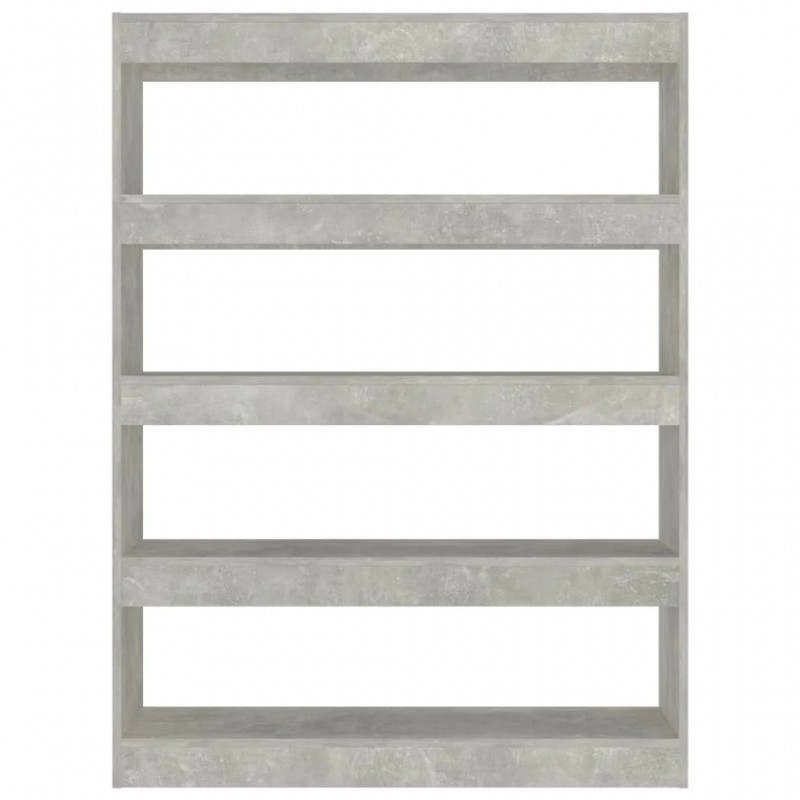 Book Cabinet/Room Divider Concrete Grey 100x30x135 cm Book Cabinet/Room Divider Concrete Grey 100x30x135 cm