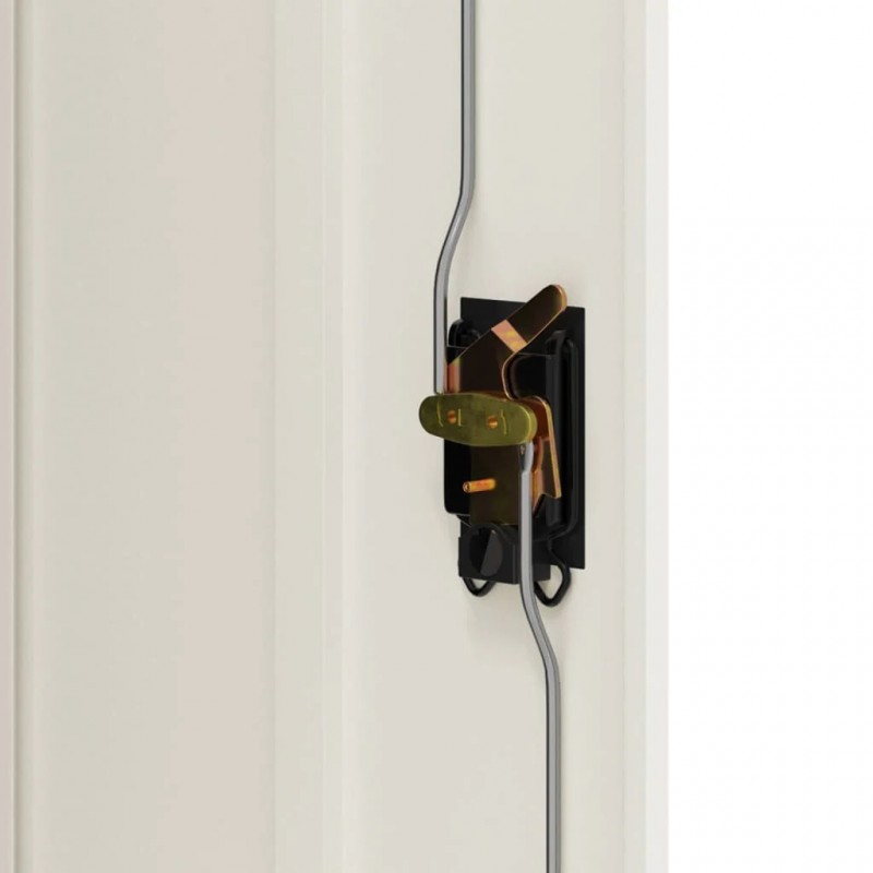 File Cabinet White 90x40x140 cm Steel File Cabinet White 90x40x140 cm Steel