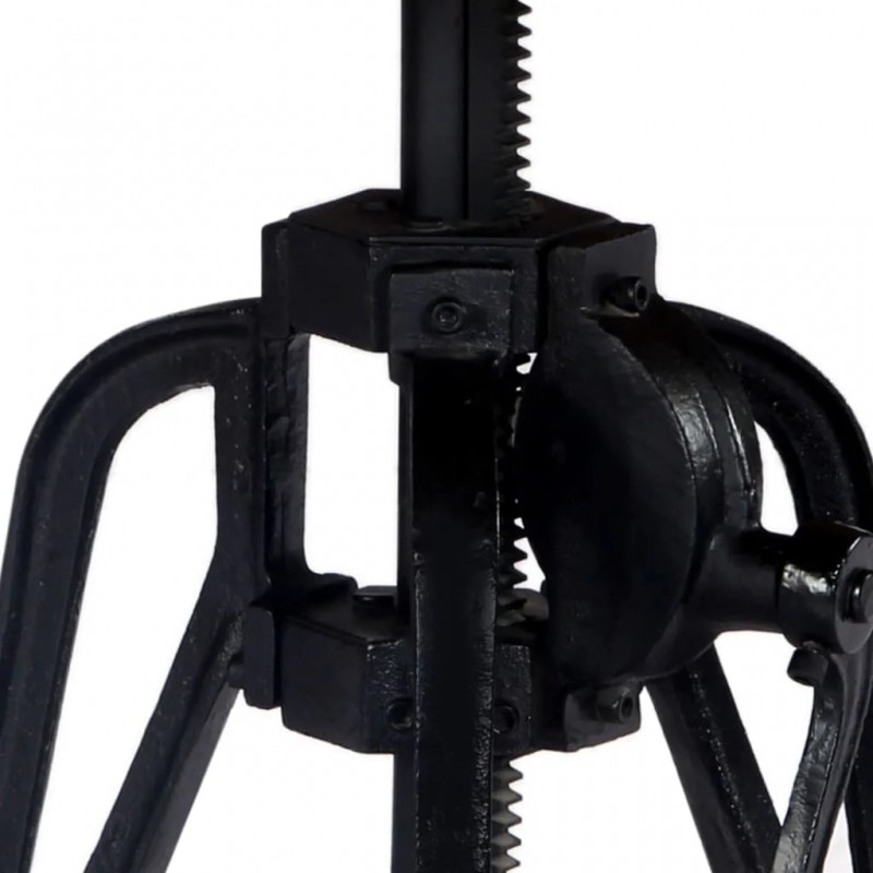 Side Table 60x(46-63) cm Solid Mango Wood and Cast Iron Side Table 60x(46-63) cm Solid Mango Wood and Cast Iron