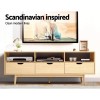 Artiss Wooden Scandinavian Entertainment Unit Natural
