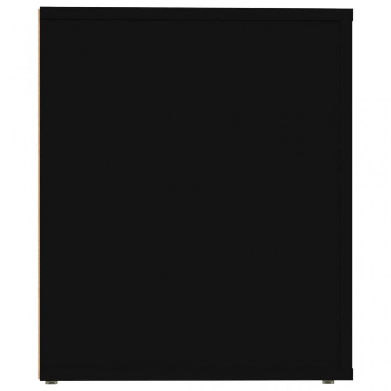 Bedside Cabinets 2 pcs Black 50x39x47 cm Bedside Cabinets 2 pcs Black 50x39x47 cm