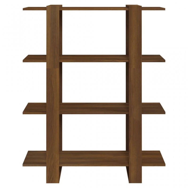 Book Cabinet/Room Divider Brown Oak 100x30x123.5 cm Book Cabinet/Room Divider Brown Oak 100x30x123.5 cm