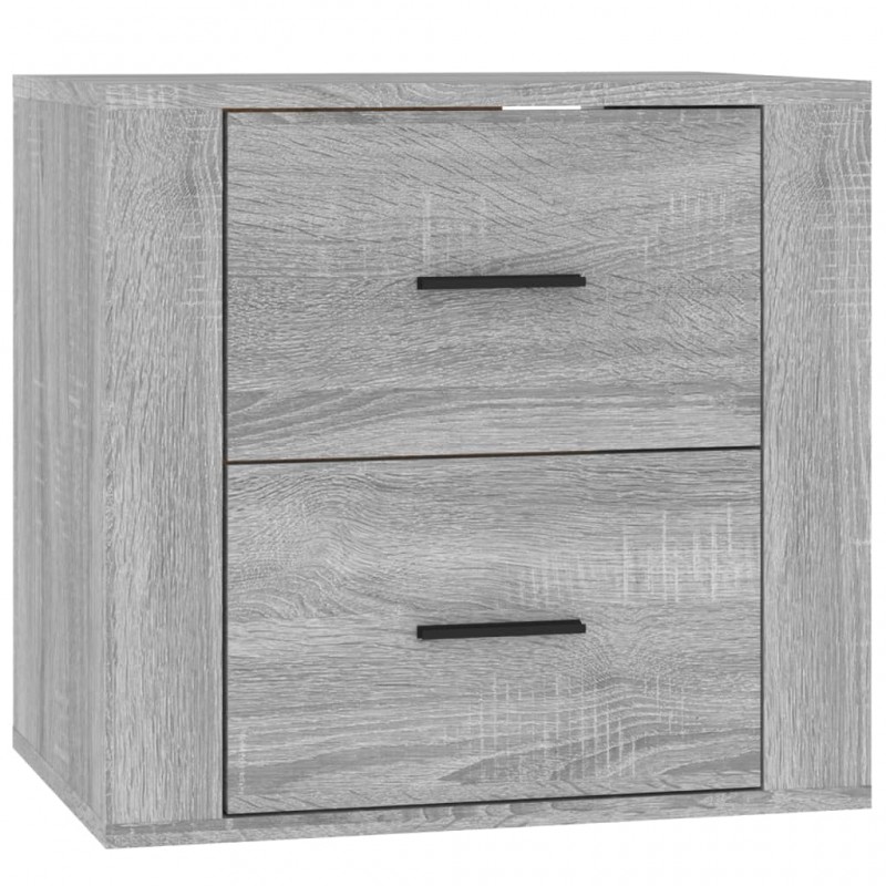 Wall-mounted Bedside Cabinet Grey Sonoma 50x36x47 cm Wall-mounted Bedside Cabinet Grey Sonoma 50x36x47 cm