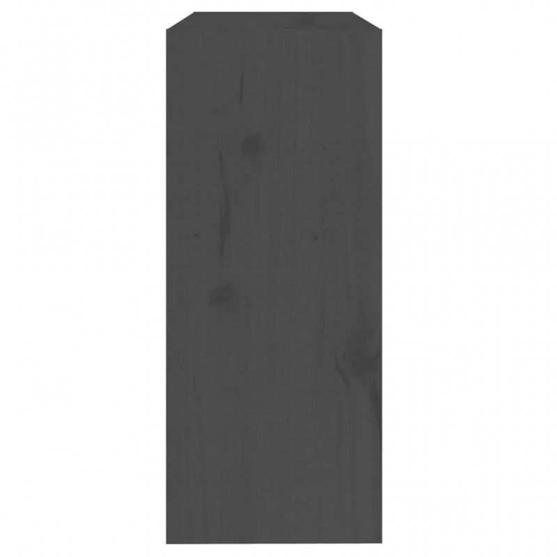 Book Cabinet/Room Divider Grey 60x30x71.5 cm Solid Wood Pine Book Cabinet/Room Divider Grey 60x30x71.5 cm Solid Wood Pine