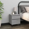 Bedside Cabinets 2 pcs Grey Sonoma 40x35x50 cm