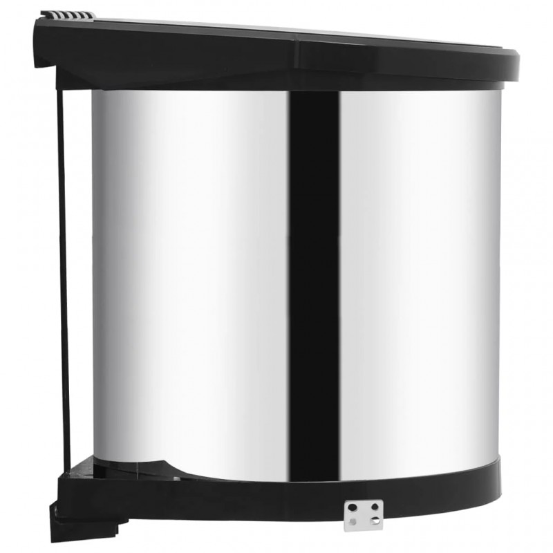 Kitchen Built-in Dust Bin Stainless Steel 12 L Kitchen Built-in Dust Bin Stainless Steel 12 L
