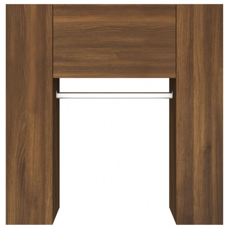 Hallway Cabinets 2 pcs Brown Oak Engineered Wood Hallway Cabinets 2 pcs Brown Oak Engineered Wood