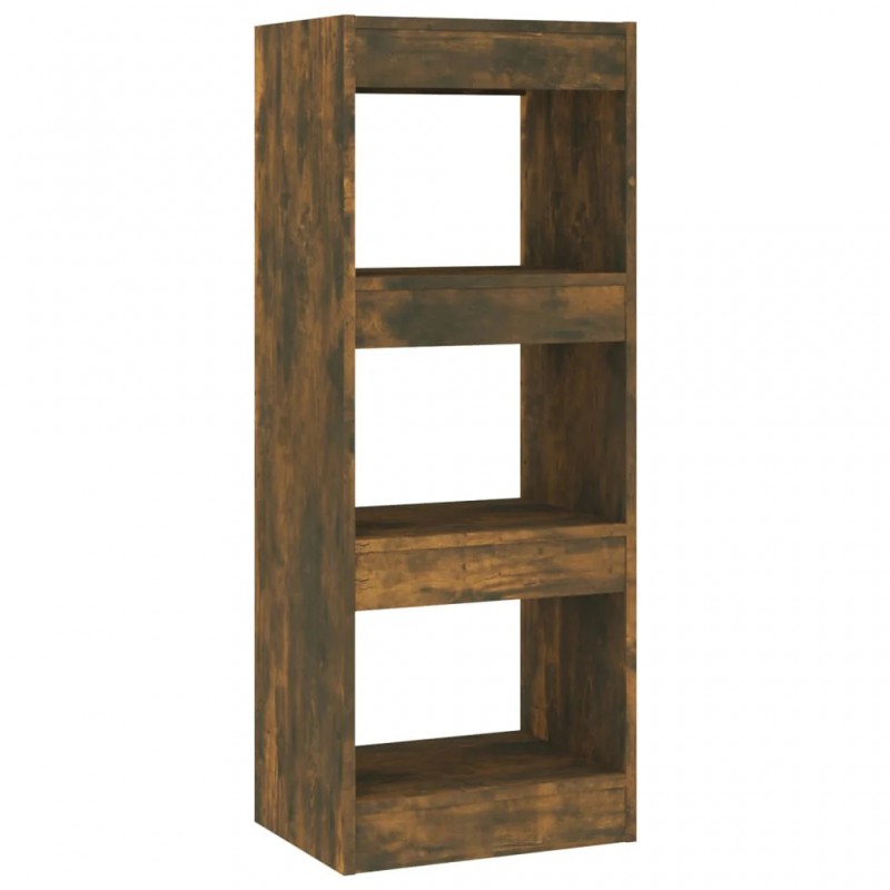 Book Cabinet/Room Divider Smoked Oak 40x30x103 cm Engineered Wood Book Cabinet/Room Divider Smoked Oak 40x30x103 cm Engineered Wood