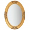Wall Mirror Baroque Style 50x70 cm Gold