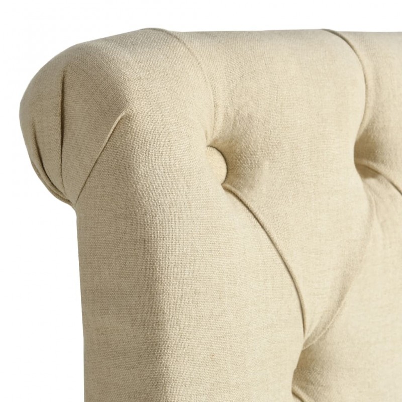 Dining Chairs 4 pcs Cream Fabric Dining Chairs 4 pcs Cream Fabric